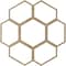 Ekena Millwork Florin Wood Fretwork Pierced Ceiling Medallion, Birch, 38"OD x 13 3/8"ID x 3/8"T CMWP38X38X0375FOBI - alternate 3